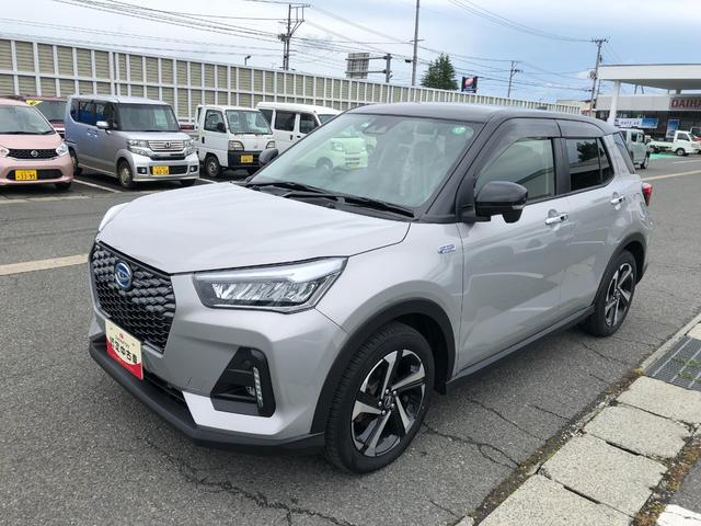 ロッキープレミアムＧ　ＨＥＶ　２ＷＤ　走行距離３７０００ｋｍ・ナビ２ＷＤ　スマートアシスト　１７インチアルミホイール　カーナビゲーション　パノラマモニター　キーフリーシステム　プッシュボタンスタート（山形県）の中古車
