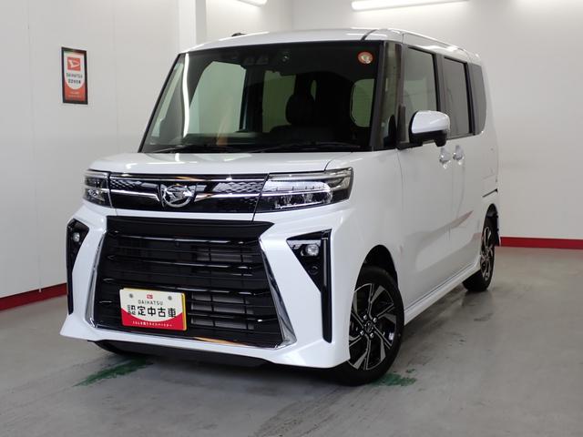 タントカスタムＸ衝突被害軽減ブレーキ　横滑り防止装置　４ＷＤ　オートマチックハイビーム　アイドリングストップ　ステアリングスイッチ　オートライト　キーフリーシステム　オートエアコン　ナビ　ドラレコ　ＥＴＣ　マット（岐阜県）の中古車