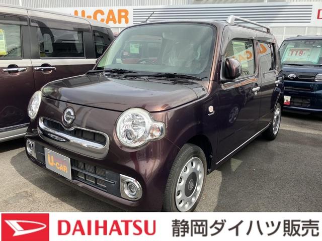 ミラココアココアプラスＸキーフリーシステム　オートエアコン（プッシュ式）　ＵＶカットガラス　ハロゲンヘッドライト　ウレタンステアリングホイール　１４インチフルホイールキャップ　パワーウィンドウ（静岡県）の中古車