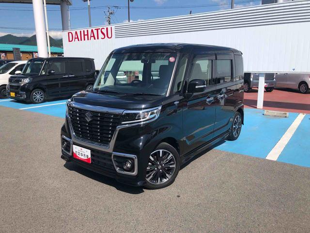 スペーシアカスタムハイブリッドＸＳ　２ＷＤ　走行距離３９２２２ｋｍ２ＷＤ　スマートアシスト　カーナビゲーション　ステアリングスイッチ　バックモニター　オートエアコン　アルミホイール　プッシュボタンスタート（山形県）の中古車