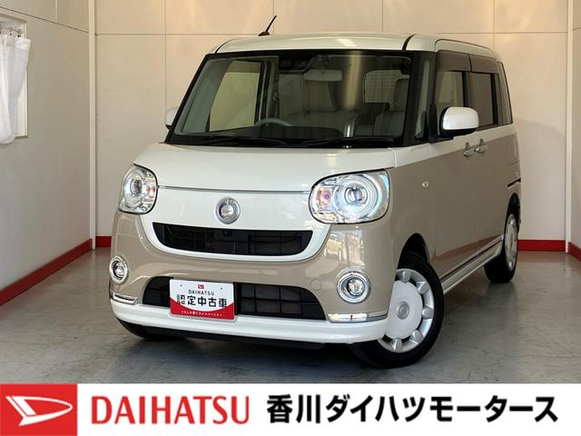 ムーヴキャンバスＧメイクアップリミテッド　ＳＡIIIワンオーナー　純正ナビ　純正ドライブレコーダー　パノラマモニター　両側パワースライドドア　ＬＥＤヘッドランプ　オートライト　オートマチックハイビーム　ベンチシート　取扱説明書　メンテナンスノート（香川県）の中古車