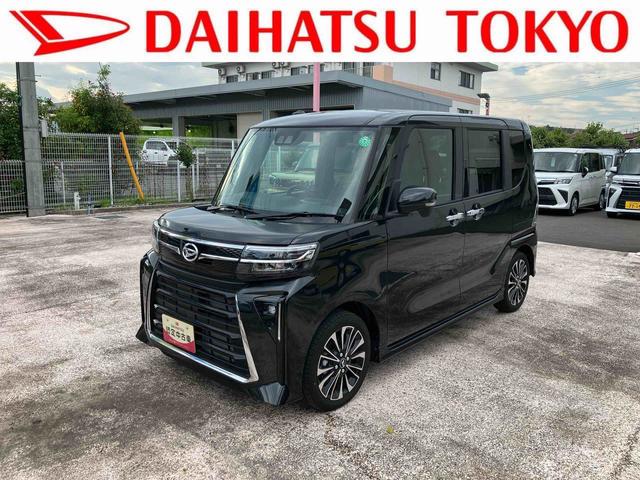 タントカスタムＲＳ　パノラマモニター標準装備！！保証　新車保証・まごころ保証　１年間・走行距離無制限付き　走行距離２，３６３ｋｍ　ＣＤチューナー　両側電動スライドドア　ＬＥＤヘッドライト　パノラマモニター　シートヒーター　オートライト　キーフリー（東京都）の中古車