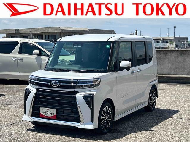タントカスタムＲＳ　両側電動スライドドア保証　１年間・距離無制限付き（東京都）の中古車