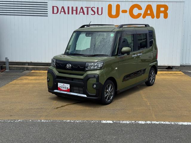タントファンクロス令和５年式　衝突低減ブレーキ　パノラマモニター　ダイハツ純正フルセグナビ　ナビ連動前後方ドライブレコーダー　シートヒーター　両側電動スライドドア　ＬＥＤヘッドライト　ＬＥＤフォグランプ（福岡県）の中古車