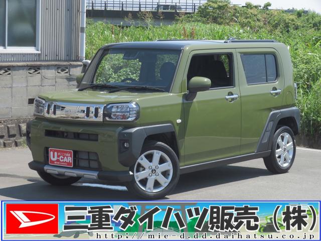タフトＧターボ　クロムベンチャー　　　純正７型ナビ　１年間無料保証キーフリー　ｉ−ｓｔｏｐ　コーナーセンサー　電動格納ミラー　アダプティブクルーズ　ワンオーナー　衝突安全ボディ　スカイルーフ　ＡＵＴＯライト　シートヒータ　電動パーキングブレーキ　ＥＴＣ　バックカメラ（三重県）の中古車
