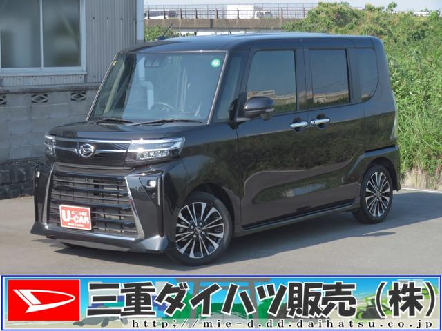 タントカスタムＲＳ　純正１０型ナビ　パノラマカメラ　１年間無料保証両側オートスライドドア　地デジ　ＢＴオーディオ　前後Ｄレコ　電動格納式ドアミラー　タ−ボ　元試乗車　ＵＳＢポート　シートヒータ　コーナーセンサー　電動パーキングブレーキ　キーフリー　オートエアコン（三重県）の中古車