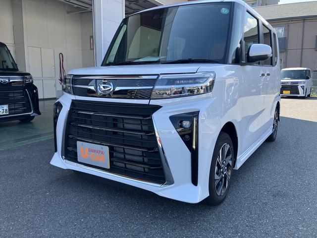 タントカスタムＸ　シートヒーター　バックカメラシートヒータ　スマートキ−　車線逸脱警報装置　盗難防止　ＡＵＴＯライト　衝突安全ボディ　Ｂカメ　禁煙（山口県）の中古車