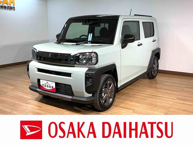 タフトＧターボ　ダーククロムベンチャー　Ｒ７年／法規対応済／ＡＣＣスカイフィールトップ　ＬＥＤヘッドランプ　ＬＥＤフォグランプ　運転席／助手席シートヒーター　プッシュボタンスタート　キーフリーシステム　電動パーキングブレーキ　バックカメラ　１５インチアルミホイール（大阪府）の中古車