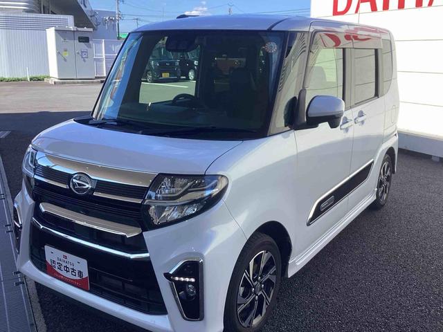 タントカスタムＸインパネシフト　プッシュスタートスイッチ　電子カードキー　アルミホイール　衝突被害軽減装置　オートＬＥＤ　車線逸脱警報　両側スライドドア　ＡＢＳ付　エアバッグ（鹿児島県）の中古車