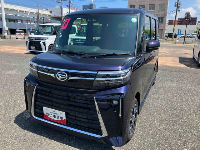 タントカスタムＸ衝突軽減Ｂ　車線逸脱警報装置　ＡＨＢ　リモコンキー　スマートキ−　フロントベンチシート　シートヒータ　Ｂカメ　ＡＷ　整備記録簿　ワンオーナー（山口県）の中古車