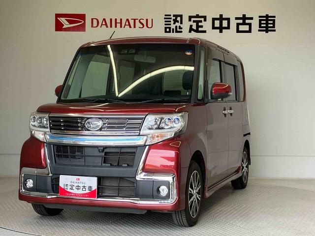 タントカスタムＸトップエディションＶＳ　ＳＡIIIスマートアシスト搭載　パノラマモニター対応　後席両側電動スライドドア　オートエアコン　オートライト　キーフリー　アイドリングストップ　ＡＢＳ　電動ドアミラー（熊本県）の中古車