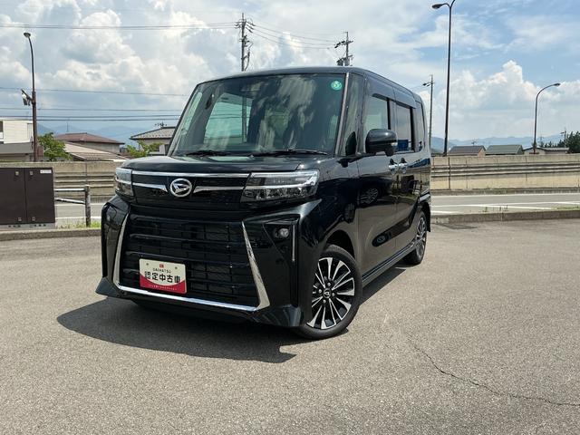 タントカスタムＲＳ４ＷＤ　ＣＶＴ　ターボ　１０インチ純正ナビ　パノラマモニター　ドライブレコーダー　両側電動スライドドア（長野県）の中古車