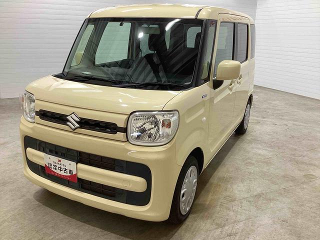 スペーシアハイブリッドＧインパネシフト　電子カードキー　プッシュスタートスイッチ　カーナビ　ＡＢＳ（鹿児島県）の中古車