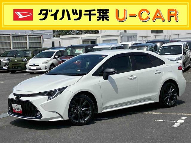 カローラダブルバイビーナビ／ＢＴ／ＣＤ／ＤＶＤ／バックカメラ／ステアリングスイッチ　前後ドラレコ　ＥＴＣ　１７インチアルミ　ＬＥＤヘッドライト＆フォグランプ　電動駐車ブレーキ　自動追従クルコン　衝突被害軽減ブレーキ（千葉県）の中古車