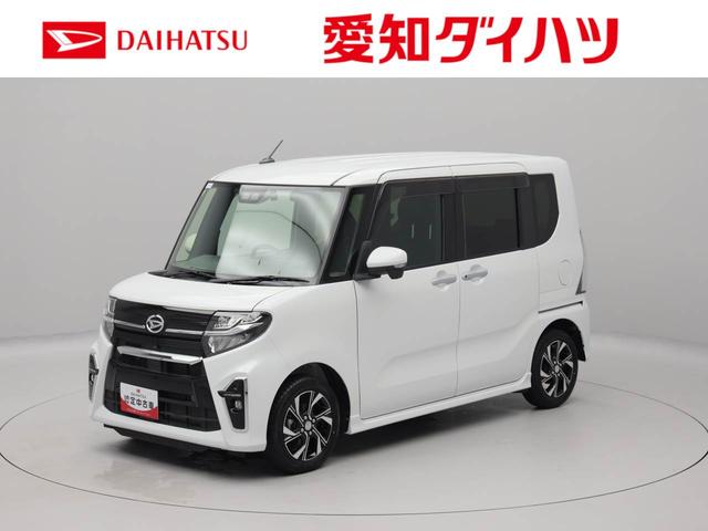 タントカスタムＸセレクション　　ナビ　ドラレコ　両側スライドドアワンオーナー　全方位カメラ搭載　プシュボタンスタート　ＥＴＣ車載器　衝突回避ブレーキシステム　誤発進抑制装置ブレーキ（愛知県）の中古車