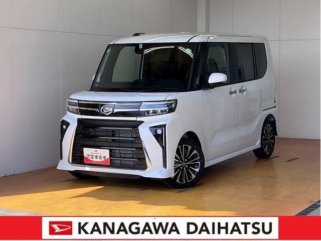 タントカスタムＲＳサポカーＳワイド適合　ミラクルオープンドア　Ｂカメラ　両側オートスライドドア　ステアリングスイッチ　シートヒーター　電動パーキングブレーキ　オートエアコン　コーナーセンサー　Ｐスタート　キーフリー（神奈川県）の中古車