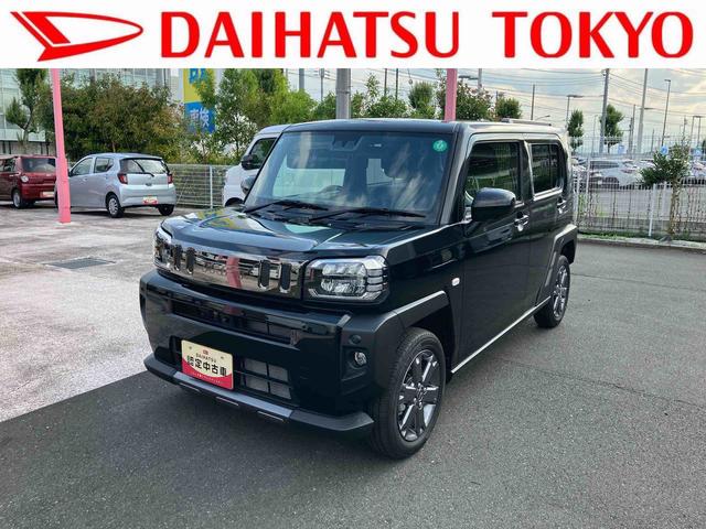 タフトＧターボ　ダーククロムベンチャー　パノラマモニター搭載！保証　新車保証・まごころ保証１年間・走行距離無制限付　走行距離２，１８３ｋｍ　ＣＤチューナー　パノラマモニター　アダブティブクルーズコントロール　電動パーキング　１５インチアルミホイール　スマートキー（東京都）の中古車