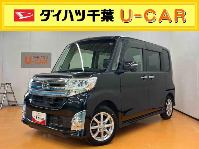 タントカスタムＸ　トップエディションＳＡバックカメラ連動フルセグナビ　ブルートゥース対応　ＵＳＢ接続　ＡＵＸ接続　ミラクルオープンドア　左側電動スライドドア　プッシュエンジンスタート　キーフリーシステム　バニティーミラー付き左右サンバイザー（千葉県）の中古車