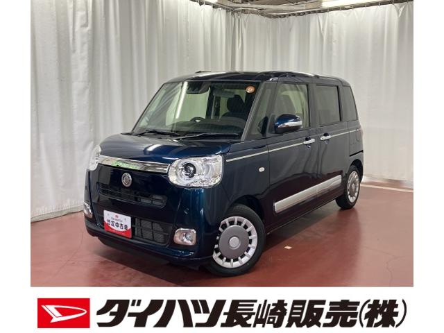 ムーヴキャンバスセオリーＧターボ元試乗車　修復歴有　アダプティブクルーズコントロール　シートヒーター　電動格納式ドアミラー　両側電動スライドドア　車線逸脱警報　ＬＥＤヘッドランプ　オートマチックハイビーム　スマートキー（長崎県）の中古車