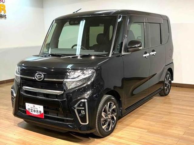 タントカスタムＸセレクション４ＷＤ　　ＬＥＤヘッドライト　両側パワースライドドア　クリアランスソナー　前席シートヒーター　禁煙車　記録簿　認定中古車　レーンアシスト　オートマチックハイビーム　衝突回避支援システム搭載車（島根県）の中古車