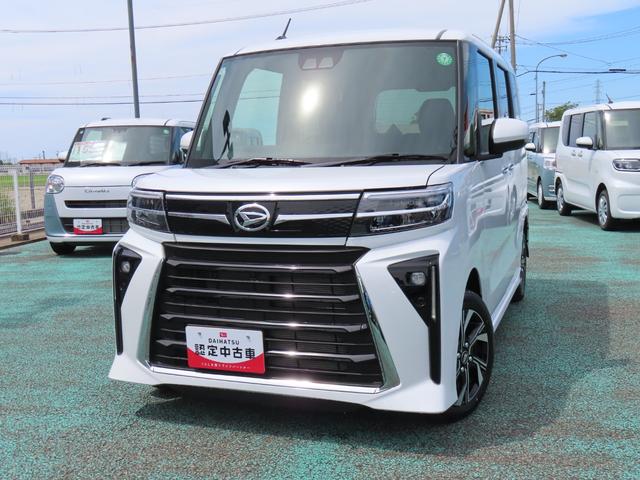 タントカスタムＸ次世代スマートアシスト　両側パワースライドドア　電動パーキングブレーキ・ブレーキホールド機能　シートヒーター　シートバックテーブル　サンシェード　オートライト　バックカメラ　ステアリングスイッチ（石川県）の中古車