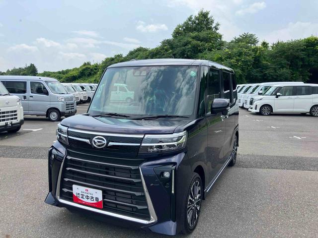 タントカスタムＲＳ２ＷＤ　ＣＶＴ　６６０ｃｃ　ターボ　ナビ　全方位モニター　ドライブレコーダー　衝突被害軽減ブレーキ　横滑り防止装置　ＡＢＳ　アイドリングストップ　プッシュボタンスタート　両側電動スライドドア（福島県）の中古車
