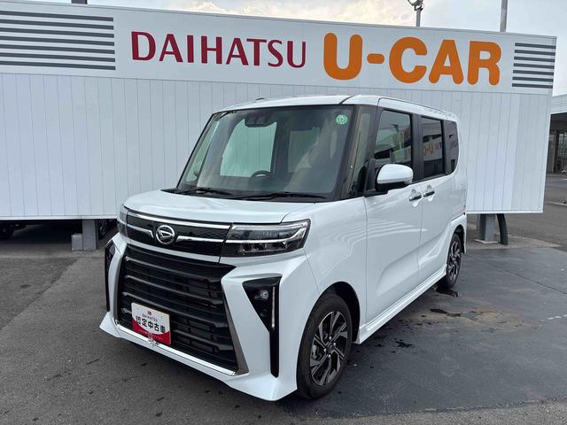 タントカスタムＸキーフリーシステム　ＬＥＤヘッドライト　ＬＥＤフォグランプ　両側電動スライドドア　スマートアシスト　コーナーセンサー　運転席助手席シートヒーター　全車１年走行距離無制限まごころ保証付き！（栃木県）の中古車