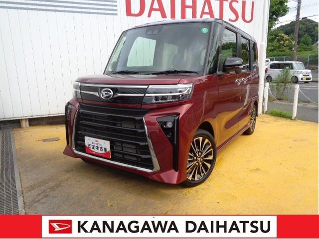 タントカスタムＲＳサポカーＳワイド適合　ミラクルオープンドア　Ｂカメラ　両側オートスライドドア　ステアリングスイッチ　シートヒーター　電動パーキングブレーキ　コーナーセンサー　オートエアコン　Ｐスタート　キーフリー（神奈川県）の中古車