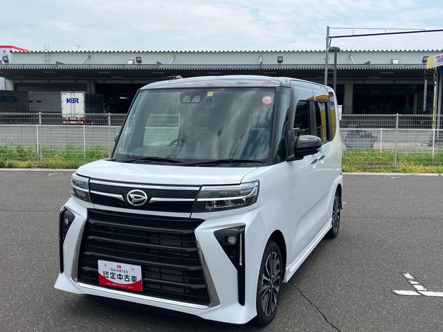 タントカスタムＲＳ２ＷＤ　ＣＶＴ　ターボ　社外ナビ・バックモニター　社外ドラレコ　両側電動スライドドア　衝突被害軽減ブレーキ　横滑り防止装置　ＡＢＳ　アイドリングストップ　前席シートヒーター　プッシュボタンスタート（福島県）の中古車