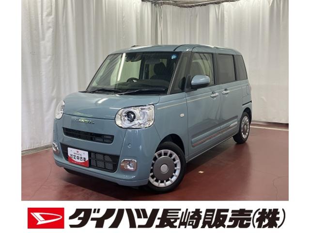 ムーヴキャンバスセオリーＧターボ元試乗車　ディスプレイオーディオ　バックモニター　ターボ　ＴＶ　ブルートゥース　アダプティブクルーズコントロール　シートヒーター　両側電動スライドドア　車線逸脱警報　盗難防止　ＬＥＤヘッドランプ（長崎県）の中古車