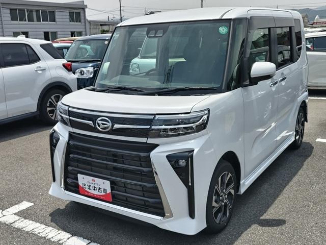 タントカスタムＸＬＥＤヘッドライト　クリアランスソナー　両側パワースライドドア　前席シートヒーター　禁煙車　記録簿　認定中古車　レーンアシスト　オートマチックハイビーム衝突回避支援システム搭載車（島根県）の中古車