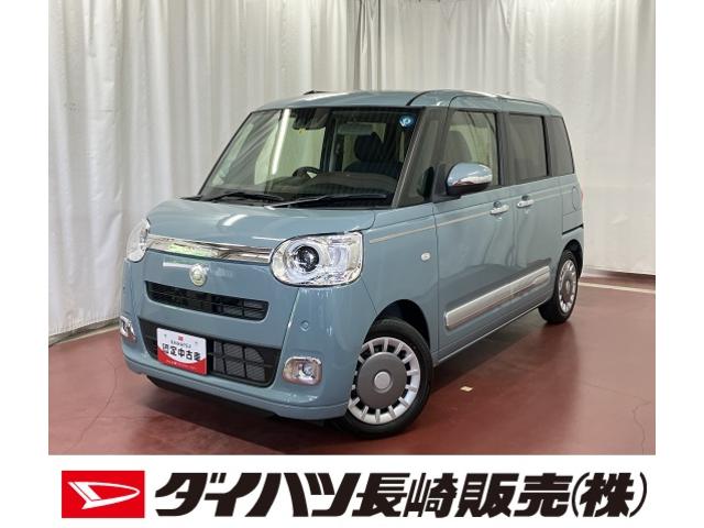 ムーヴキャンバスセオリーＧターボ元試乗車　アダプティブクルーズコントロール　シートヒーター　電動格納式ドアミラー　両側電動スライドドア　車線逸脱警報　ＬＥＤヘッドランプ　オートマチックハイビーム　スマートキー　プッシュスタート（長崎県）の中古車