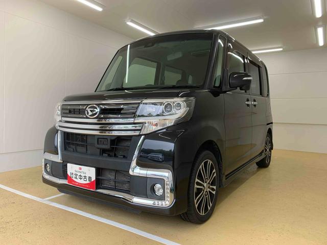 タントカスタムＲＳ　ターボ　トップエディションＳＡII　保証付きまごころ保証１年付き記録簿取扱説明書　ナビ　バックカメラ衝突被害軽減システム　スマートキー　ＥＴＣ　アルミホイール　レーンアシスト　ワンオーナー　エアバッグ　エアコン　パワーステアリング　後席モニター（静岡県）の中古車