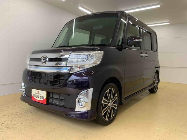 タントカスタムＲＳ　トップエディションＳＡII　ナビ　保証付きまごころ保証１年付き　記録簿　取扱説明書　イクリプスナビ　衝突被害軽減システム　スマートキー　ＥＴＣ　アルミホイール　ターボ　レーンアシスト　エアバッグ　エアコン　パワーステアリング　パワーウィンドウ（静岡県）の中古車
