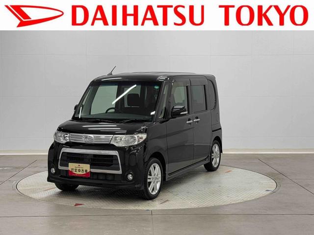 タントカスタムＲＳ　純正ナビ　ＥＴＣ　ＨＩＤヘッドライト　ワンセグ保証１年間・距離無制限付き　ＵＳＢ入力端子　オートエアコン　アイドリングストップ　ＣＤ再生　ＦＭ／ＡＭラジオ　電動格納ミラー　パワーウィンドウ　電動スライドドア　キーフリー　１５インチアルミホイール（東京都）の中古車