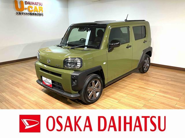 タフトＧターボ　ディスプレイオーディオ／前後ドラレコ／バックカメラスカイフィールトップ　アダプティブクルーズコントロール　ＬＥＤヘッド／フォグ　前席シートヒーター　プッシュボタンスタート　キーフリーシステム　電動パーキングブレーキ　ＥＴＣ　１５インチアルミホイール（大阪府）の中古車