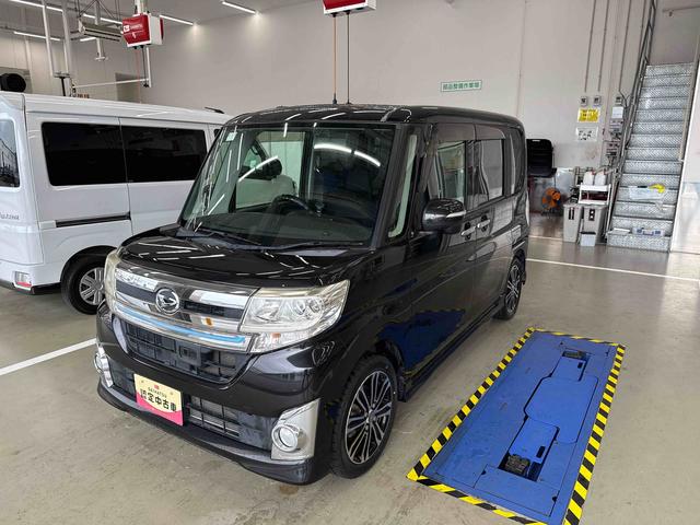 タントカスタムＲＳ　スマートセレクションＳＡインパネシフト　ターボ車　カーナビ　キーフリーシステム　アルミホイール付　ＡＢＳ　誤発進抑制　両側スライドドア（鹿児島県）の中古車