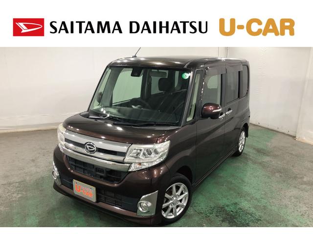 タントカスタムＸＳＡII　走行距離７７０５３キロ／片側電動スライド一年保証・走行距離無制限　走行距離７７０５３キロ　助手席エアバック　純正カーペットマット　オートライト　ＬＥＤヘッドライト　ベンチシート　片側電動スライドドア（埼玉県）の中古車