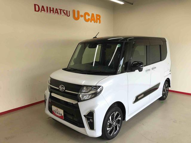 タントカスタムＸセレクション４ＷＤ　純正ＣＤ　オートエアコン／ライト　ＬＥＤヘッドライト／ＬＥＤフォグランプ　両側電動スライドドア　運転席・助手席シートヒーター　チルトステアリング　運転席シートリフター（秋田県）の中古車