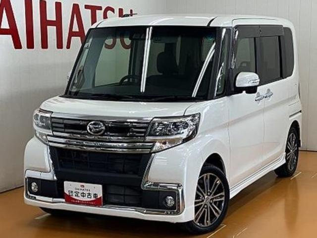 タントカスタムＲＳ　トップエディションＳＡIIIＬＥＤヘッドライト　８インチナビ　ドライブレコーダー　ＥＴＣ　ターボ　禁煙車　記録簿　認定中古車　レーンアシスト　オートマチックハイビーム　衝突回避支援システム搭載車（島根県）の中古車