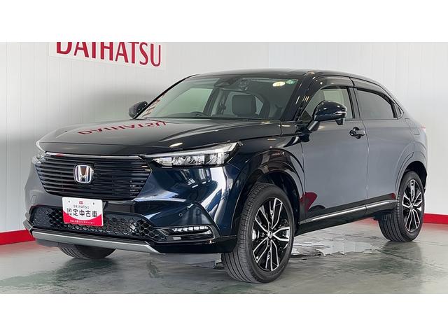 ヴェゼルｅ：ＨＥＶ　Ｚ純正ナビ　ドラレコ　バックカメラ　ＬＥＤヘッドランプ　１８インチアルミホイール　オートエアコン　シートヒーター　スマートキー　衝突被害軽減システム　クルーズコントロール（茨城県）の中古車