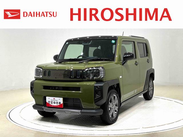 タフトＧターボ　ダーククロムベンチャー　全車速追従機能付ＡＣＣ純正ナビ装着用アップグレードパック　運転席・助手席シートヒーター　運転席シートリフターチルトステアリング　電動パーキングブレーキブレーキ　オートブレーキホールド機能　キーフリーシステム（広島県）の中古車