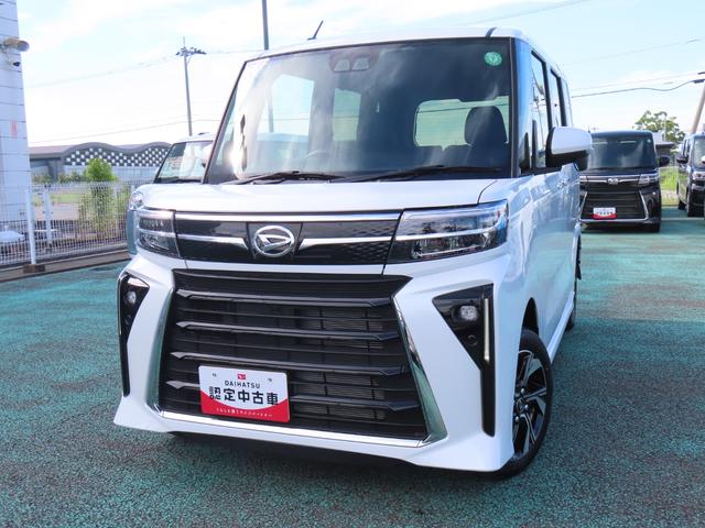 タントカスタムＸ４ＷＤ　次世代スマートアシスト　両側パワースライドドア　シートバックテーブル　シートヒーター　電動パーキングブレーキ・ブレーキホールド機能　サンシェード　バックカメラ　オートライト　キーフリー（石川県）の中古車