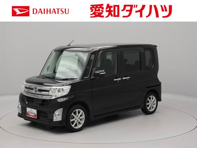 タントカスタムＸ　ＳＡ　ナビ　バックカメラ　スマートキー衝突軽減ブレーキ　ＬＥＤヘッドライト　オートライト　アルミホイール　電動格納ドアミラー　片側電動スライドドア　スマートキー　プッシュボタンスタート　アイドリングストップ　オートエアコン（愛知県）の中古車