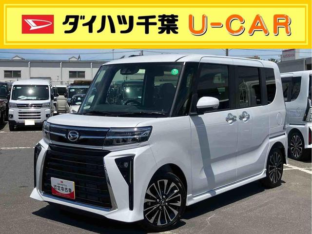 タントカスタムＲＳターボエンジン　１５インチアルミ　バックカメラ　両側電動スライドドア　シートヒーター　電動駐車ブレーキ　ＬＥＤライト＆フォグ　上下２段調節式デッキボード　コーナーセンサー　衝突被害軽減ブレーキ（千葉県）の中古車