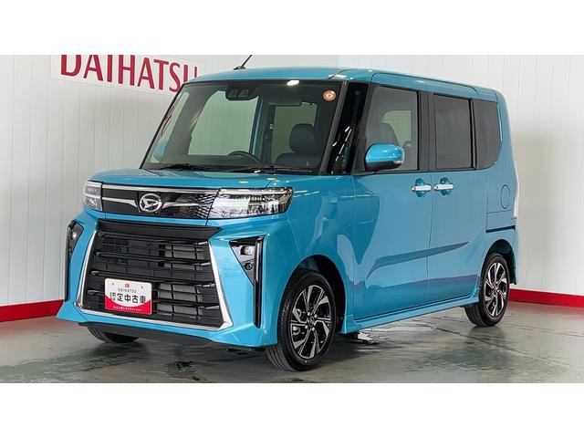 タントカスタムＸ両側パワースライドドア　オートエアコン　スマートキー　アイドリングストップ　ＬＥＤヘッドランプ　１４インチアルミホイール　電動格納式ドアミラー　衝突被害軽減システム（茨城県）の中古車