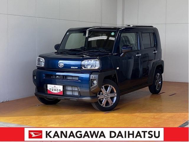 タフトＧターボ　ｅｃｏ　ＩＤＬＥ非装着車サポカーＳワイド適合　スカイフィールトップ　Ｂカメラ　電動パーキングブレーキ　全車速追従機能付ＡＣＣ　ステアリングスイッチ　シートヒーター　ＵＳＢ接続端子　Ｐスタート　コーナーセンサー　キーフリー（神奈川県）の中古車