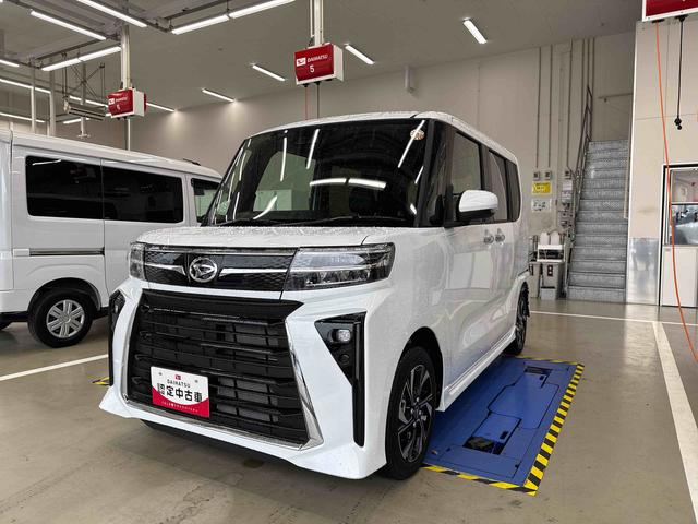 タントカスタムＸキーレススタート　スマートキープッシュスタート　電動パーキングブレーキ　衝突被害軽減装置　車線逸脱警報　両側スライドドア　ＡＢＳ付　アルミホイール（鹿児島県）の中古車