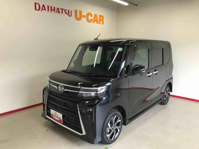 タントカスタムＸ　ｅｃｏＩＤＬＥ非装着車４ＷＤ　ディスプレイオーディオ　オートエアコン／ライト　ＬＥＤヘッドライト／フォグランプ　両側電動スライドドア　運転席・助手席シートヒーター　アップグレードパック　チルトステアリング（秋田県）の中古車