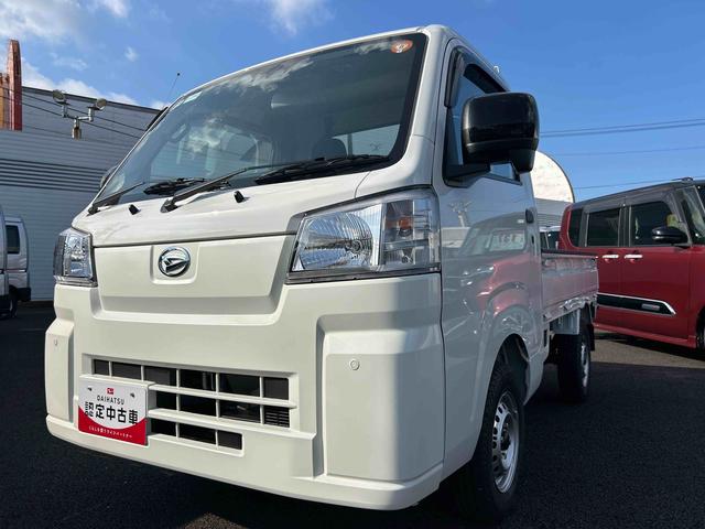ハイゼットトラックスタンダードフロアＣＶＴ　２ＷＤ　プッシュスタートスイッチ　電子カードキー　オートライト　ＡＢＳ　レーンキープアシスト　衝突回避支援ブレーキ機能　アイドリングＳ　電格ミラー　パワーウインドウ　エアコン　パワステ（鹿児島県）の中古車